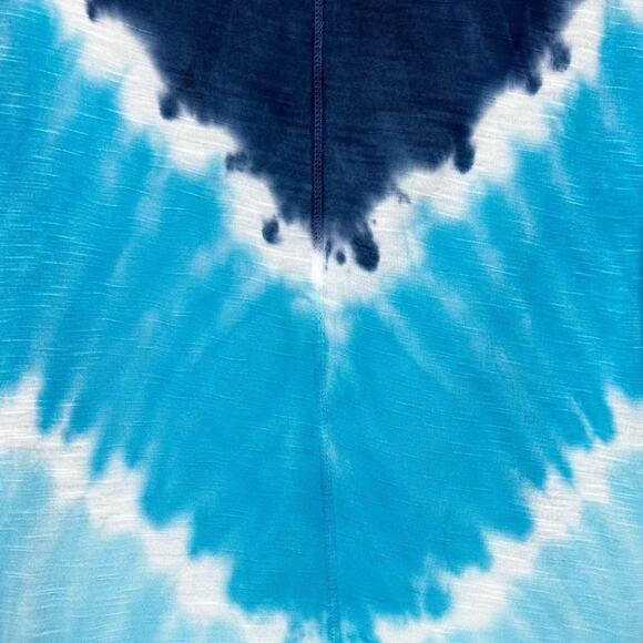 C06 Venus Long Sleeve Lightweight V Neck Tie Dye Cover Up Dress SZ M $49 - Picture 12 of 13